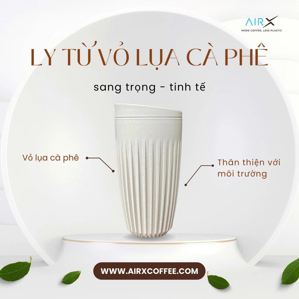 Ly AirX Liberty 480ml – Trắng Vỏ Lụa