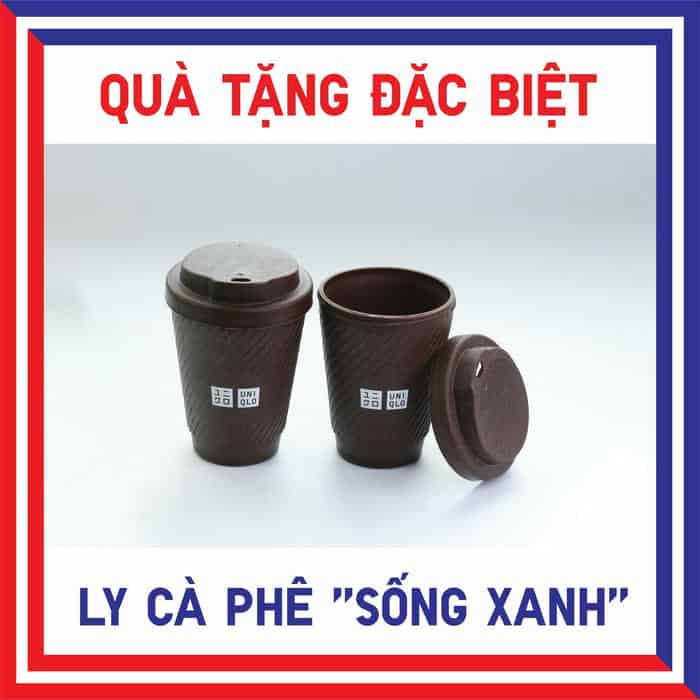 Chiến Dịch Marketing Xanh Mới Lạ Với Bộ Quà Tặng In Logo Làm Từ Bã Cà Phê 2 Uniqlo chọn bộ quà tặng in logo là những chiếc ly