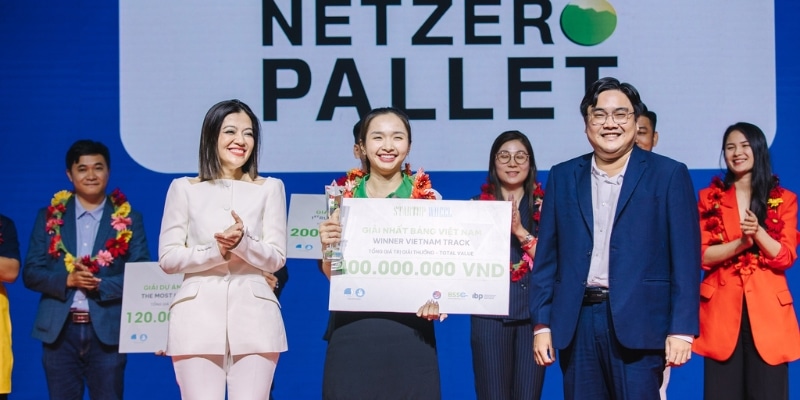 Netzero Pallet - Quán Quân Startup Wheel 2024 3 Netzero Pallet đạt quán quân bảng Việt Nam Startup Wheel 2024