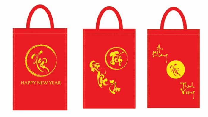 Túi tote có in logo - Gợi ý quà tặng tết in logo