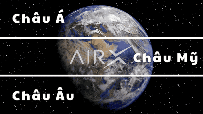 AirX đã hiện diện trên nhiều quốc gia thế giới