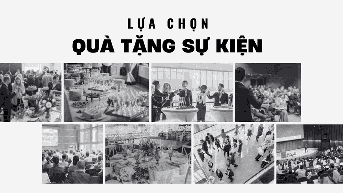 Lựa chọn quà tặng phù hợp với phong cách sự kiện
