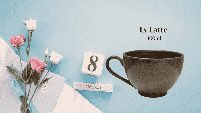 Quà Tặng 8/3 Cho Nhân Viên Nữ 3 Ly Latte thân thiện với môi trường