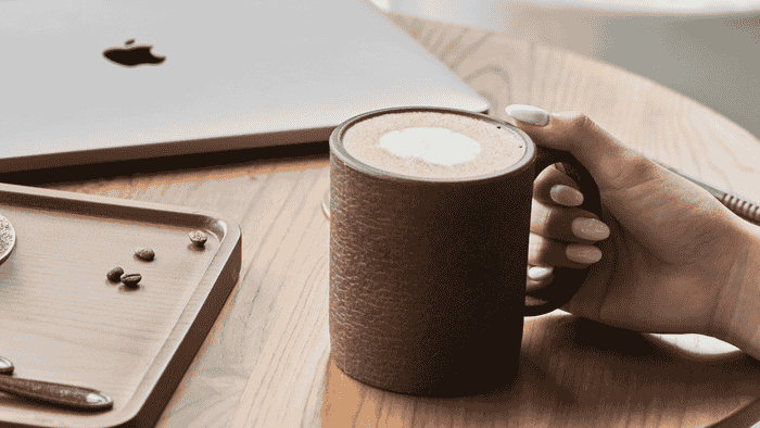 Ly Mug đơn giản với vân nổi độc đáo