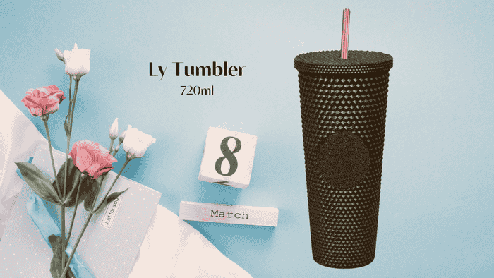 Quà Tặng 8/3 Cho Nhân Viên Nữ 5 Ly Tumbler thân thiện với môi trường