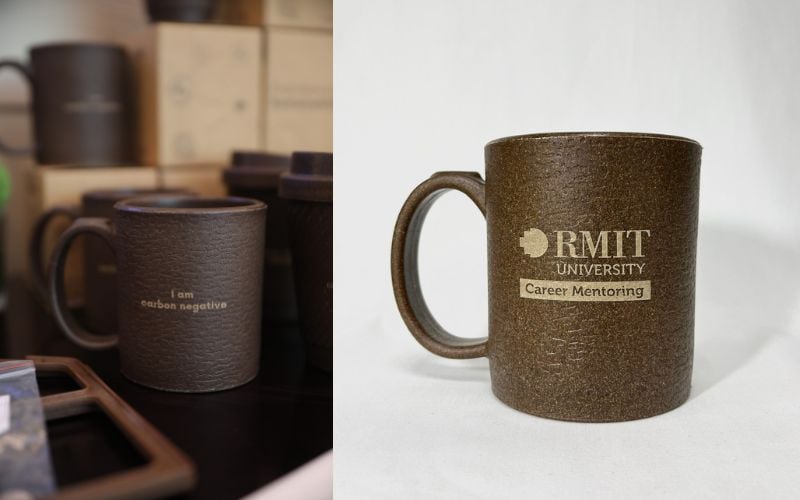 Quà Tặng Thân Thiện Với Môi Trường 1 Quà tặng doanh nghiệp AirX Coffee - Ly Mug làm từ bã cà phê