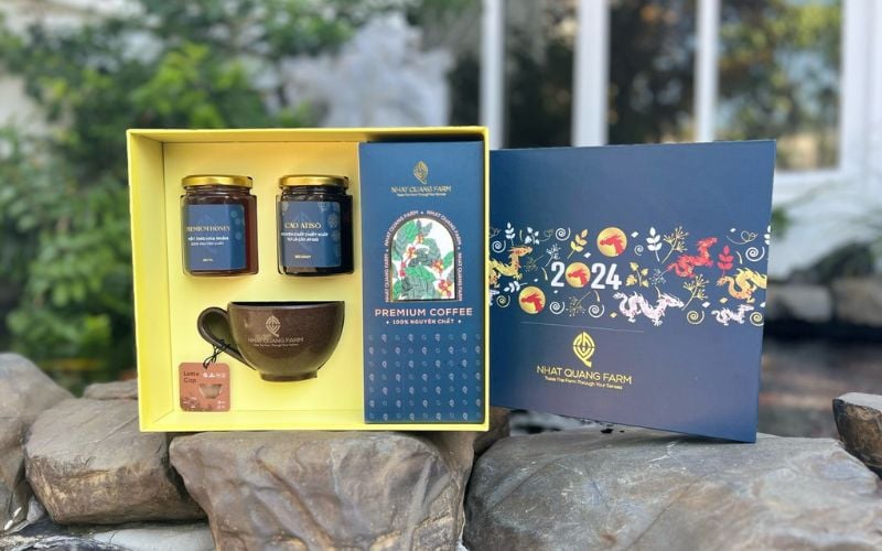 Quà tặng đối tác từ bã cà phê
