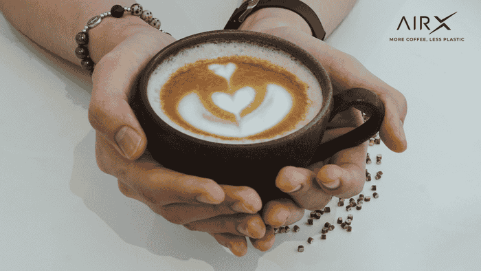 Mua Thành Phẩm Làm Từ Bã Cà Phê Ở Đâu? 5 Ly Latte làm từ bã cà phê - Mua thành phẩm làm từ bã cà phê ở đâu?