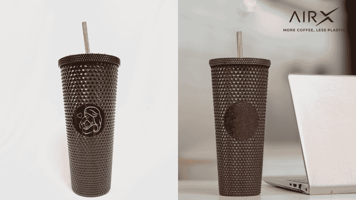 Mua Thành Phẩm Làm Từ Bã Cà Phê Ở Đâu? 6 Ly Tumbler làm từ bã cà phê - Thành phẩm làm từ bã cà phê
