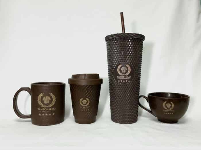 Tạo Khác Biệt Với Qùa Tặng Khách Hàng In Logo Từ Bã Cà Phê 3 Những chiếc ly tinh tế và hiện đại có thể in logo rất phù hợp để làm quà tặng