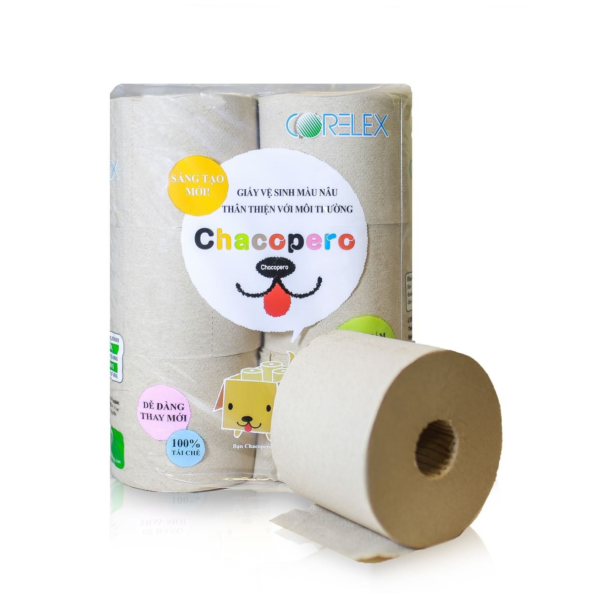 Các Món Quà Ý Nghĩa, Độc Đáo Và Thân Thiện Với Môi Trường 1 Giấy vệ sinh tái chế của Corelex giúp tiết kiệm tài nguyên gỗ