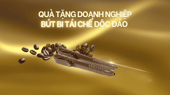 QUÀ TẶNG DOANH NGHIỆP BÚT BI TÁI CHẾ ĐỘC ĐÁO
